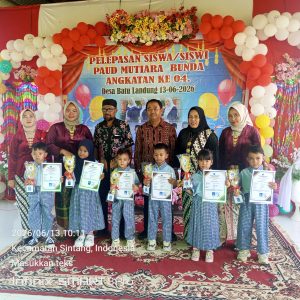 perpisahan/pelepasan siswa/siswi  paut mutiara bunda desa batu landung angkatan ke 4 tahun 2026